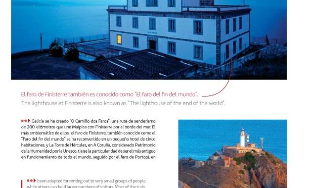 O Camiño dos Faros en la revista Ronda de Iberia