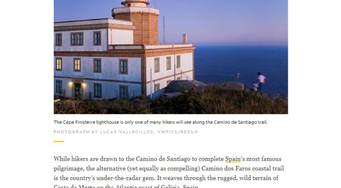 O Camiño dos Faros: uno de los mejores planes de senderismo de Europa (según National Geographic)